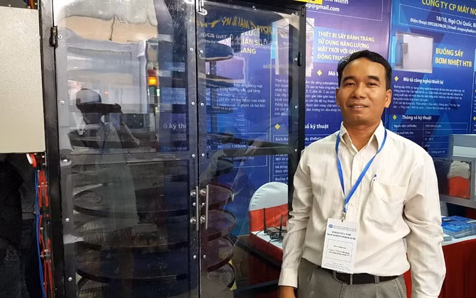 Thầy giáo sáng tạo hệ thống sấy khô dựa vào hiệu ứng nhà kính