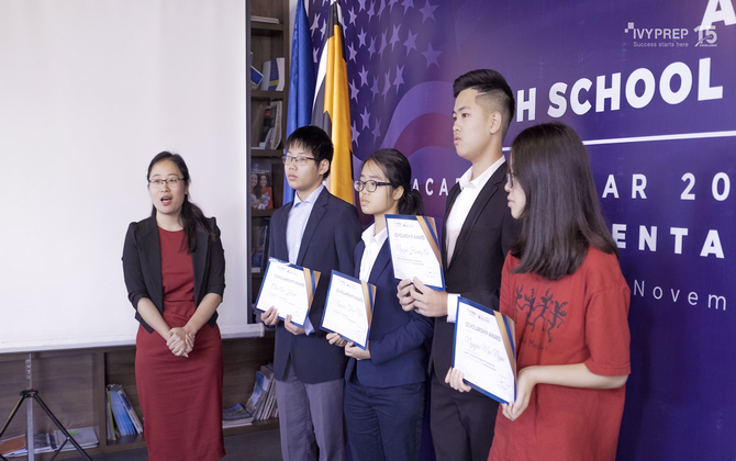 Khai giảng Chương trình luyện thi bằng Tú tài Mỹ, năm học 2018–2019