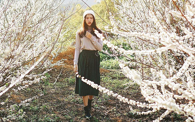 Mùa mận trắng Mộc Châu đã đẹp như cổ tích rồi, chỉ chờ bạn xách ba lô lên và đi thôi!