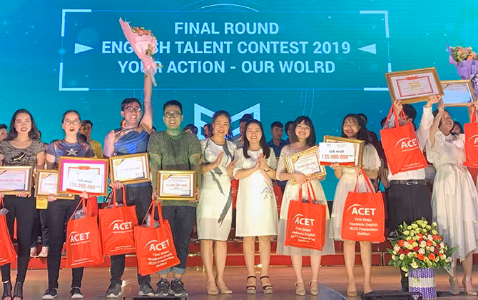 Chung kết cuộc thi tiếng anh dành cho học sinh, sinh viên