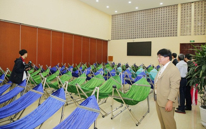 Một trường Đại học ở TP. HCM lắp máy lạnh cho sinh viên nghỉ trưa miễn phí