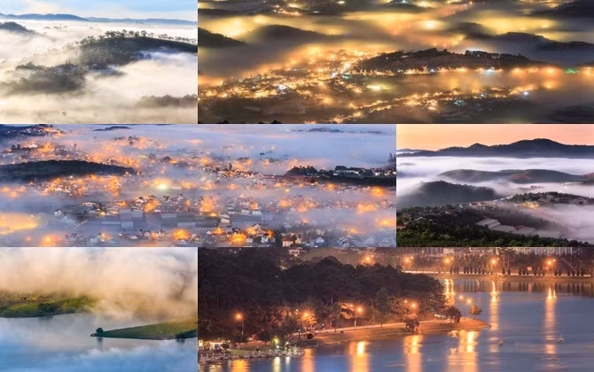Có một Đà Lạt mùa sương mây đẹp mơ màng qua ống kính của nhiếp ảnh gia 9X