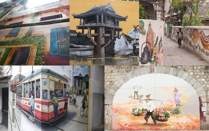 Giới trẻ Hà Nội tha hồ "sống ảo" với những con phố bích hoạ mới