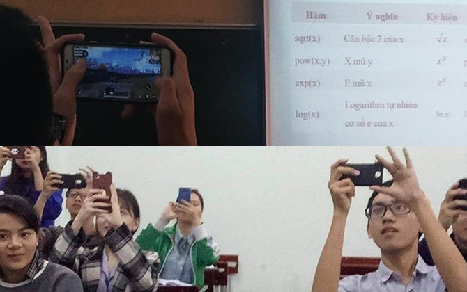 Ghi chép ư? Xưa rồi! Chụp ảnh bài giảng mới là cách học đang "dậy sóng"