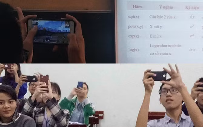 Ghi chép ư? Xưa rồi! Chụp ảnh bài giảng mới là cách học đang "dậy sóng"