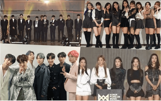 Dù vắng mặt, BTS và TWICE vẫn thắng Daesang tại "2018 Korea Popular Music Awards"