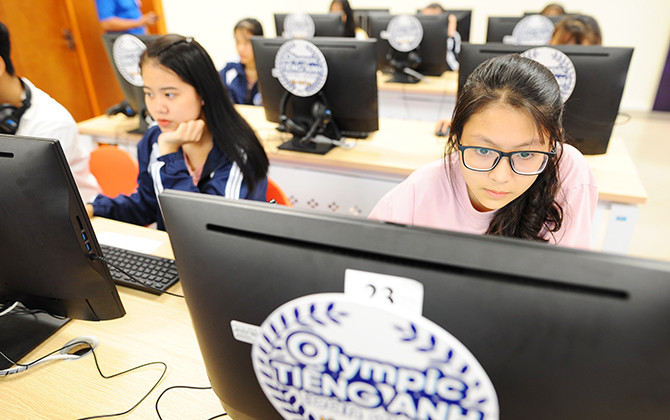 Thử sức trình độ IELTS tại Olympic tiếng Anh học sinh, sinh viên