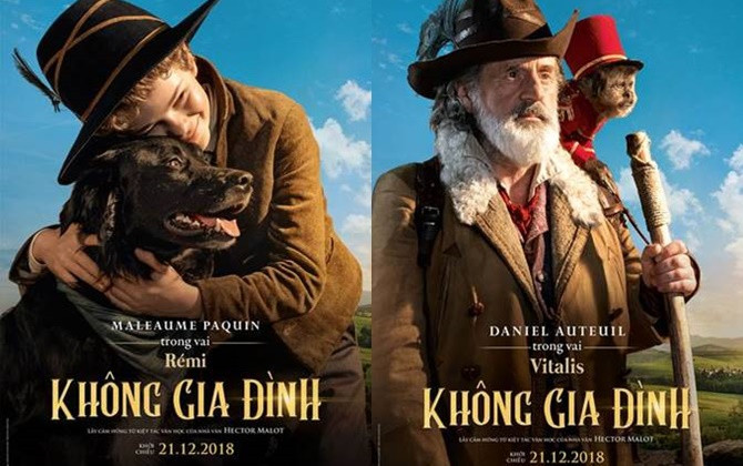 "Không Gia Đình" tung bộ poster, hé lộ tạo hình các nhân vật chính
