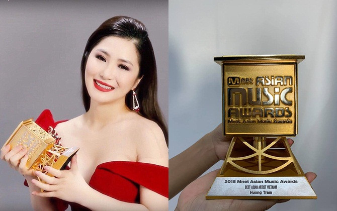 Nữ ca sĩ Hương Tràm đoạt giải "Best Asian Artist" tại "MAMA 2018"