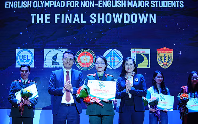 Học viện Quân Y giành giải đặc biệt "Olympic tiếng Anh không chuyên toàn quốc 2018"