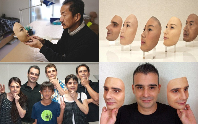 Nhật Bản chế ra mặt nạ 3D quá giống người thật, nhìn thôi cũng thấy rùng mình