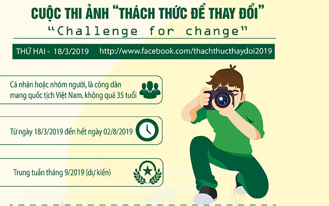 Phát động cuộc thi ảnh Thách thức để thay đổi