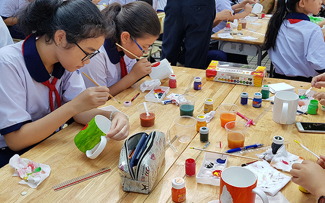 Hơn 1 triệu bức tranh dự thi vẽ "Vườn trường mơ ước của em"