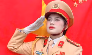 Nữ sinh Hà Tĩnh kiên trì 8 năm để chạm tới ước mơ khoác áo Công an nhân dân