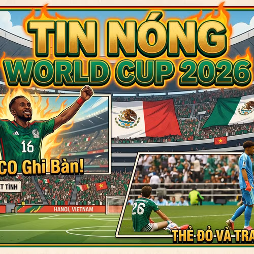 TIN NÓNG WORLD CUP 2026: Mexico hạ gục Nam Phi 2-0, trận khai mạc gây tranh cãi nhất lịch sử!