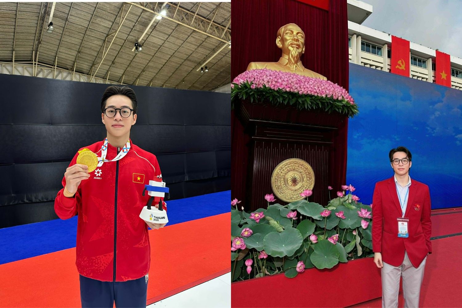 HCV SEA Games Hoàng Gia Bảo tự hào là Gen Z dự Lễ kỷ niệm 50 năm ngày TP.HCM mang tên Bác