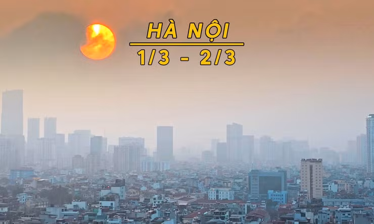 Đầu tháng 3 Hà Nội tăng nhiệt mạnh