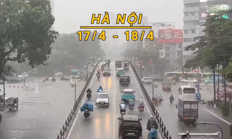 Hà Nội có mưa rải rác, nhiệt hạ nhẹ