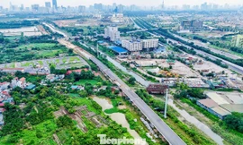 Dang dở trên công trình giao thông 480 tỷ đồng ở Hà Nội