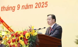 Bí thư Tỉnh ủy Lạng Sơn Hoàng Văn Nghiệm. 