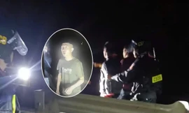 Hình ảnh bắt giữ các đối tượng gây án. 