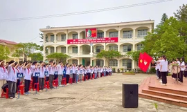 Các trường học ở Cao Bằng đã trở lại hoạt động bình thường. Ảnh: T.H