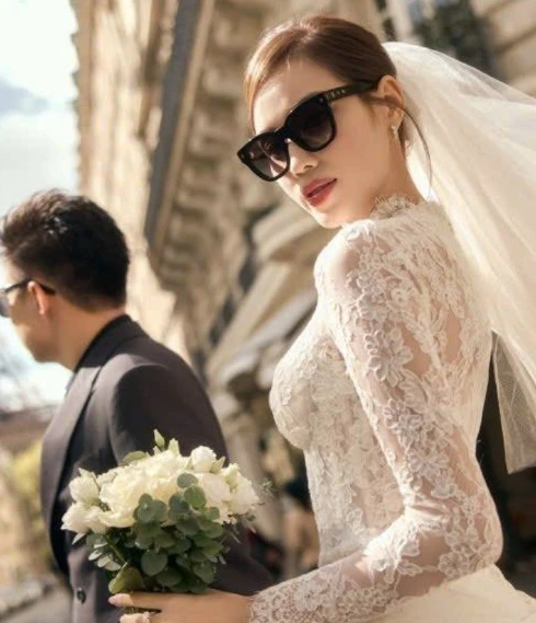 Ảnh cưới Hoa hậu Đỗ Thị Hà gây sốt