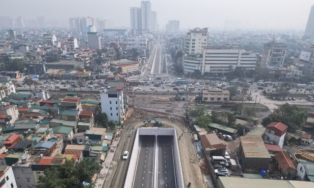 Hầm chui 780 tỷ đồng ở Hà Nội chạy nước rút về đích 