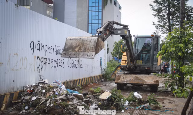 Xoá các 'điểm đen' rác thải tại phường Dương Nội