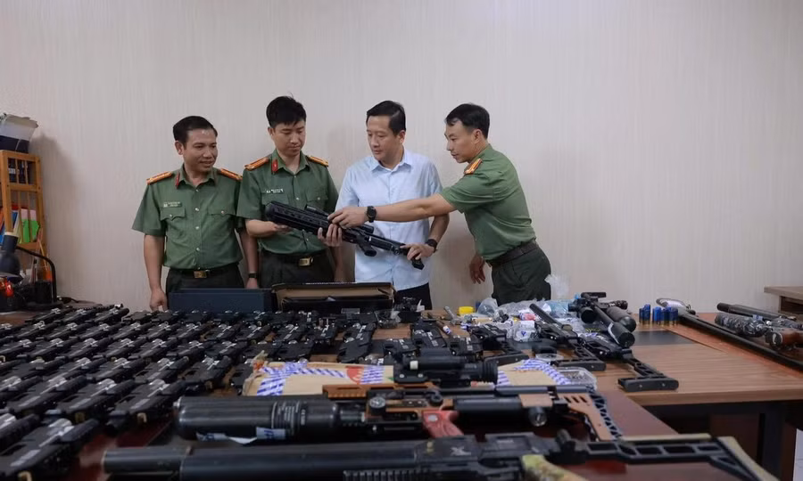 Triệt phá đường dây chế tạo vũ khí quân dụng liên tỉnh