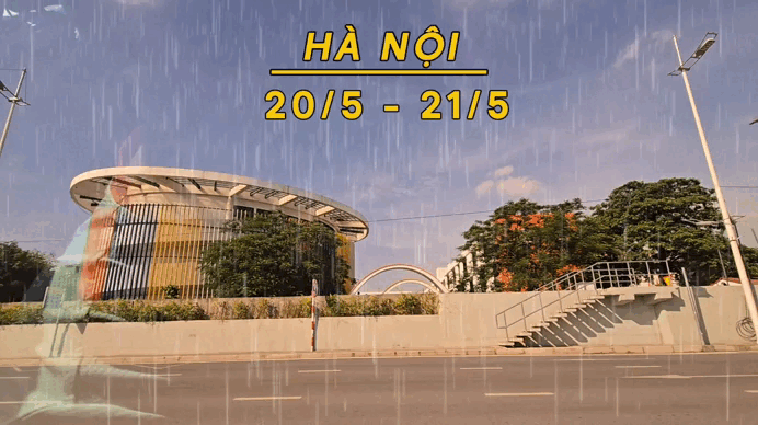 Dự báo thời tiết Hà Nội (20 - 21/5): Nóng oi có thể chuyển mưa dông diện rộng