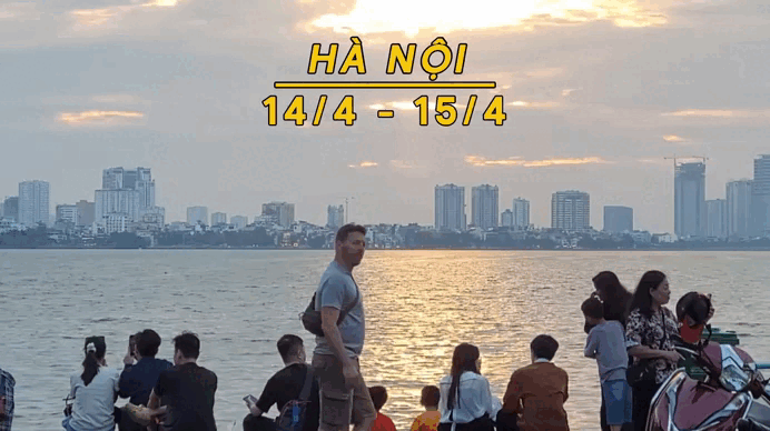 Giữa tháng 4 Hà Nội tiếp tục nắng gián đoạn