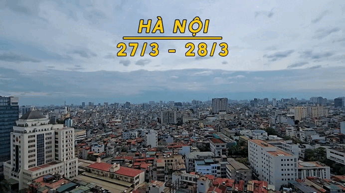 Hà Nội mưa giảm dần nền nhiệt ngày tăng nhẹ