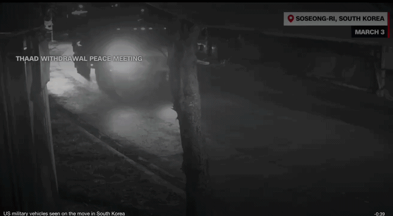 Rò rỉ video nghi Mỹ chuyển 'lá chắn' THAAD từ Hàn Quốc sang Trung Đông