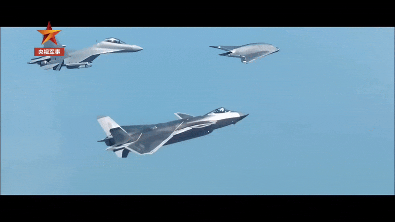 Tiêm kích chiến đấu và UAV tàng hình tối tân của Trung Quốc lần đầu cùng xuất hiện