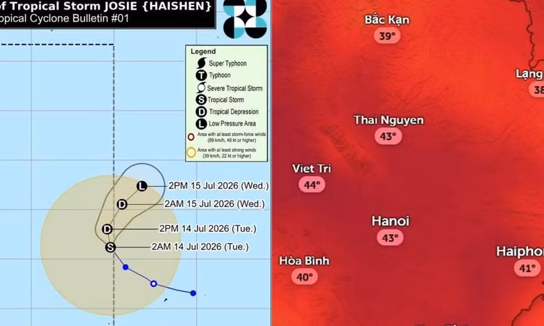 Dự báo đường đi của bão Haishen, liệu có ảnh hưởng tới thời tiết nước ta?