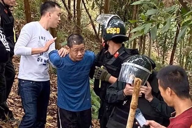 Bắt giữ đối tượng Hoàng Văn Chín.