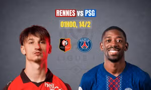 Rennes vs PSG.