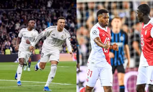 Real Madrid vs Monaco.