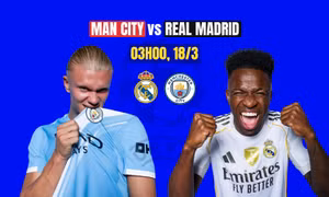Man City vs Real Madrid.