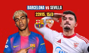 Barcelona vs Sevilla.