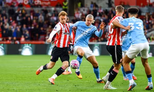 Man City vs Brentford.