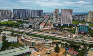 Hà Nội phân luồng đường gom Hoàng Tùng trong 2 tháng thi công nút giao Vành đai 3,5