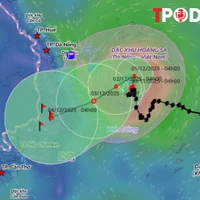 NÓNG 30/11: Vì sao bão số 15 gần như đứng im trên Biển Đông?