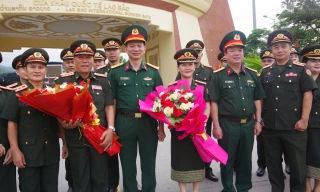 Đoàn Văn công Quân đội nhân dân Lào giao lưu, biểu diễn tại Việt Nam