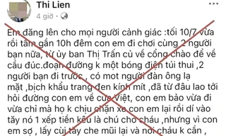 Đăng tin người lạ tiếp cận trẻ em gây hoang mang dư luận