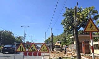 Dự án cải tạo vỉa hè tổng mức hơn trăm tỉ ở Quảng Trị giờ ra sao?