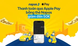 Vi vu BE nhận ưu đãi hấp dẫn khi thanh toán bằng NAPAS Apple Pay