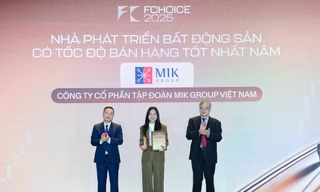MIK Group được vinh danh 'Nhà phát triển bất động sản có tốc độ bán hàng tốt nhất năm'