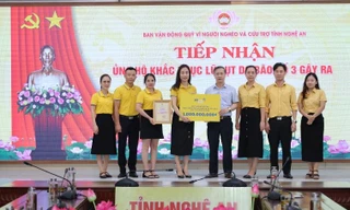 PVcomBank ủng hộ 1 tỷ đồng giúp Nghệ An khắc phục hậu quả bão số 3